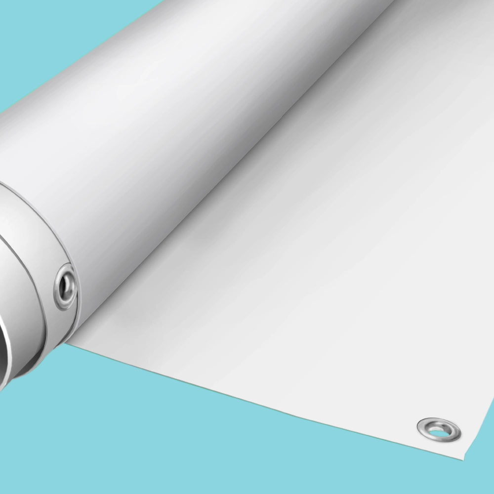 Durable PVC banner print with eyelets for outdoor displays