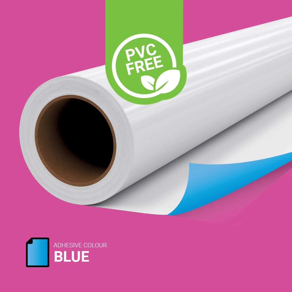 Blue backed poster print ideal for outdoor advertising and signage